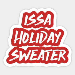 Issa Christmas Sweater Sticker